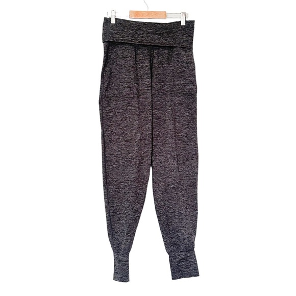 Aerie Offline Fold Over Joggers Leggings Dark Gray — Size S Long - Picture 2 of 6